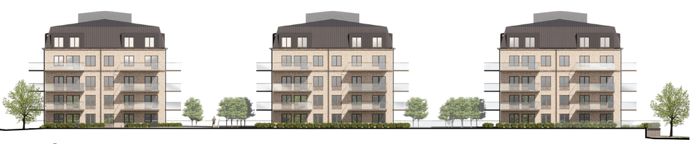 Fasad mot nordväst. Bild: Lindberg Stenberg Arkitekter.