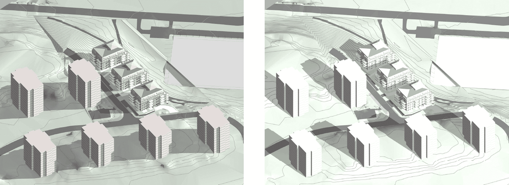 21 mars klockan 09 och klockan 12. Bild: Lindberg Stenberg Arkitekter.