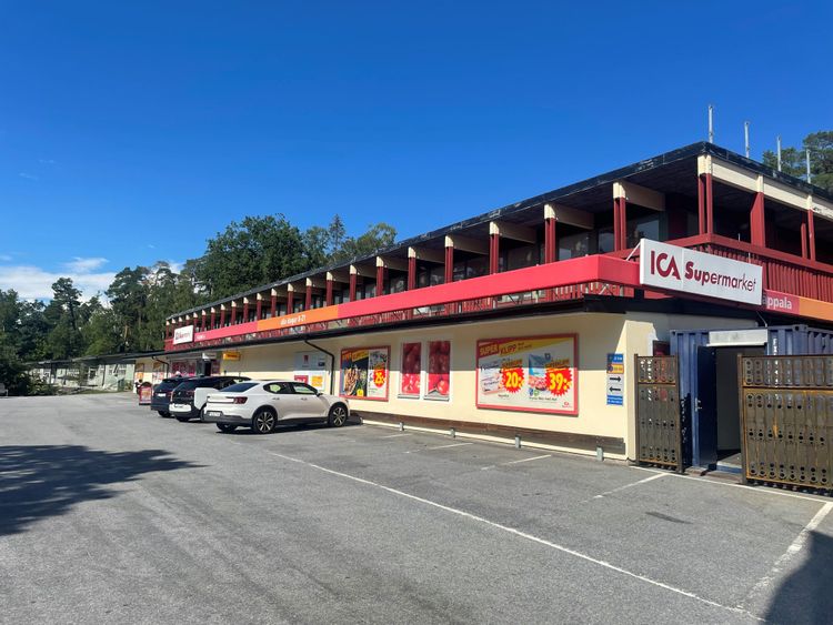 Vy över byggnaden på Vaktmästaren 8.